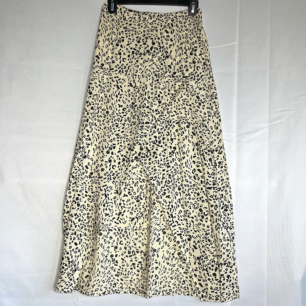 BEACH GOLD Cheetah Maxi Skirt